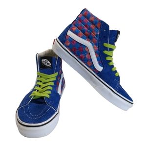 Vans x Sk8-Hi Awake NY Blue/Red Suede Collab Shoe/Sneakers Men 5.5/Womens 7.0